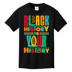 Black History Is Your History Kids T-Shirt