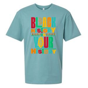 Black History Is Your History Sueded Cloud Jersey T-Shirt