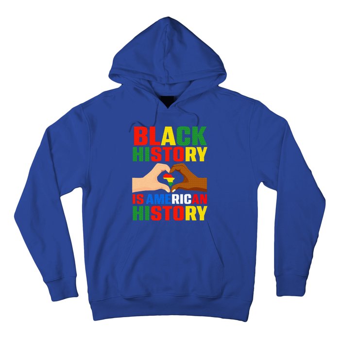 Black History Is American History Patriotic African American Hoodie