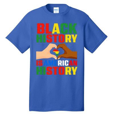 Black History Is American History Patriotic African American Tall T-Shirt