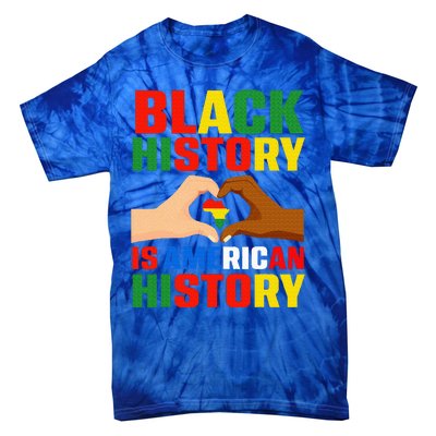 Black History Is American History Patriotic African American Tie-Dye T-Shirt