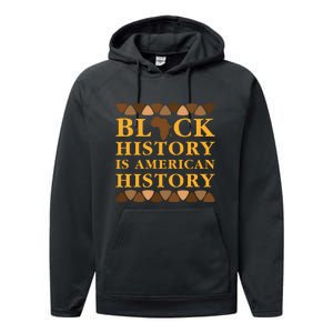 Black History Is American History Performance Fleece Hoodie