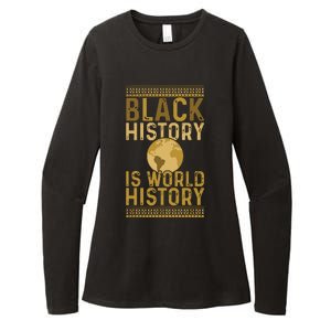 Black History Is World History Black History Month Womens CVC Long Sleeve Shirt