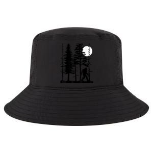 Bigfoot Hiding In Forest For Sasquatch Believers Cool Comfort Performance Bucket Hat