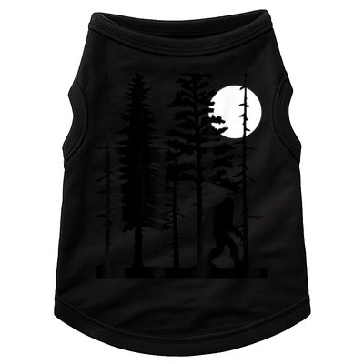 Bigfoot Hiding In Forest For Sasquatch Believers Doggie Tank