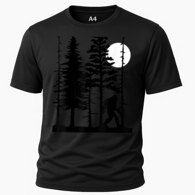 Bigfoot Hiding In Forest For Sasquatch Believers Performance Shirt