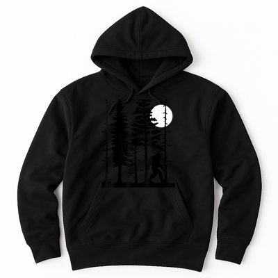 Bigfoot Hiding In Forest For Sasquatch Believers Hoodie