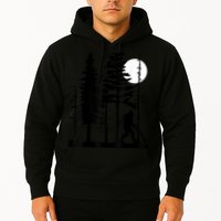 Bigfoot Hiding In Forest For Sasquatch Believers Hoodie