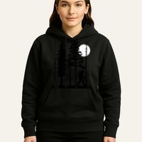 Bigfoot Hiding In Forest For Sasquatch Believers Hoodie