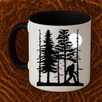 Bigfoot Hiding In Forest For Sasquatch Believers Mug