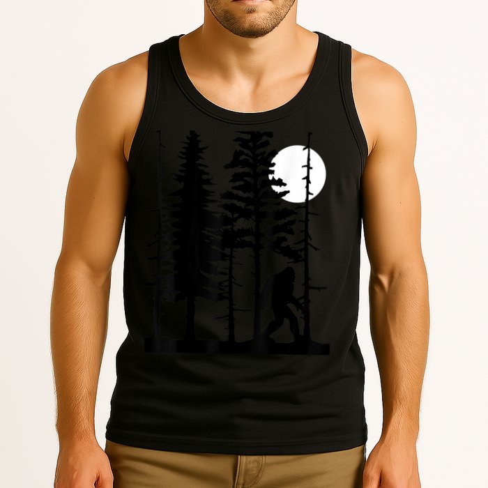 Bigfoot Hiding In Forest For Sasquatch Believers Tank Top