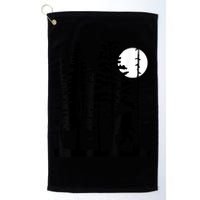 Bigfoot Hiding In Forest For Sasquatch Believers Golf Towel
