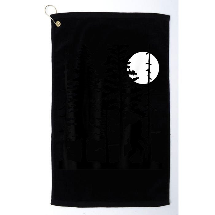 Bigfoot Hiding In Forest For Sasquatch Believers Golf Towel