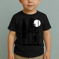 Bigfoot Hiding In Forest For Sasquatch Believers Toddler T-Shirt