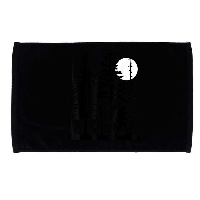 Bigfoot Hiding In Forest For Sasquatch Believers Microfiber Hand Towel