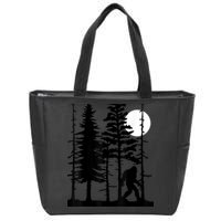 Bigfoot Hiding In Forest For Sasquatch Believers Zip Tote Bag