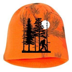 Bigfoot Hiding In Forest For Sasquatch Believers Kati - Camo Knit Beanie