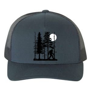 Bigfoot Hiding In Forest For Sasquatch Believers Yupoong Adult 5-Panel Trucker Hat