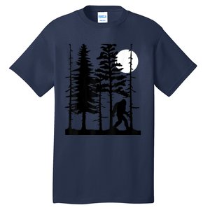 Bigfoot Hiding In Forest For Sasquatch Believers Tall T-Shirt