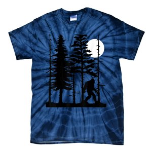 Bigfoot Hiding In Forest For Sasquatch Believers Tie-Dye T-Shirt