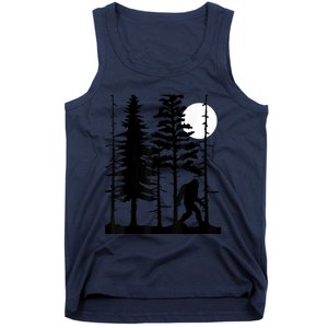 Bigfoot Hiding In Forest For Sasquatch Believers Tank Top