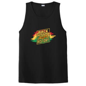 Black History Is American History African American Melanin PosiCharge Competitor Tank