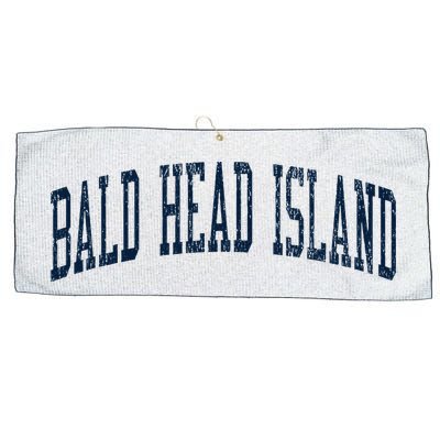 Bald Head Island Nc Vintage Athletic Sports Large Microfiber Waffle Golf Towel