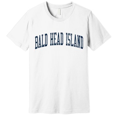 Bald Head Island Nc Vintage Athletic Sports Premium T-Shirt