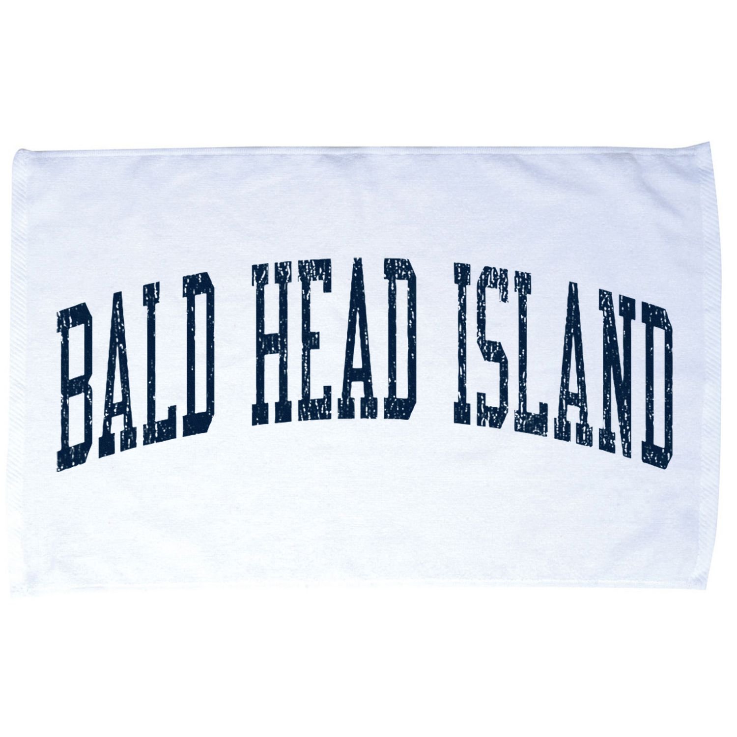 Bald Head Island Nc Vintage Athletic Sports Microfiber Hand Towel