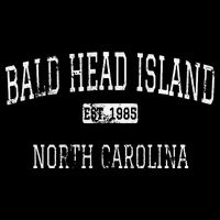 Bald Head Island North Carolina NC Vintage Women's Crop Top Tee