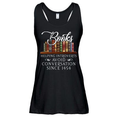 Books Helping Introverts Avoid Conversation Ladies Essential Flowy Tank