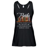 Books Helping Introverts Avoid Conversation Ladies Essential Flowy Tank
