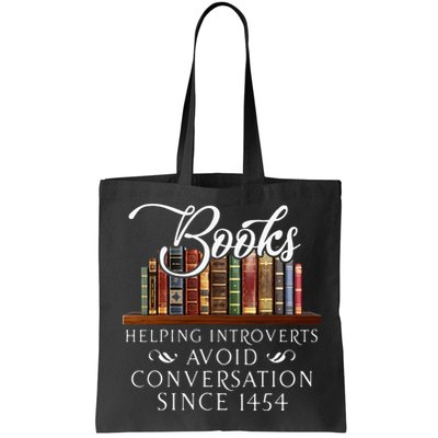 Books Helping Introverts Avoid Conversation Bag