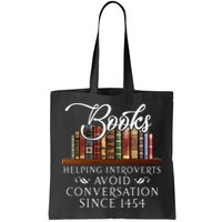 Books Helping Introverts Avoid Conversation Bag