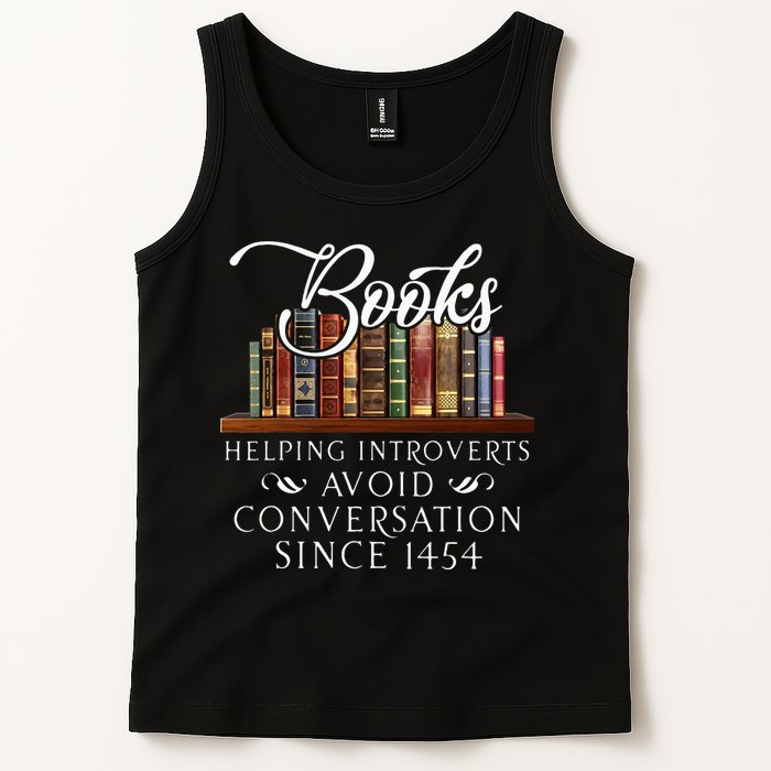 Books Helping Introverts Avoid Conversation Tank Top