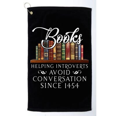 Books Helping Introverts Avoid Conversation Golf Towel