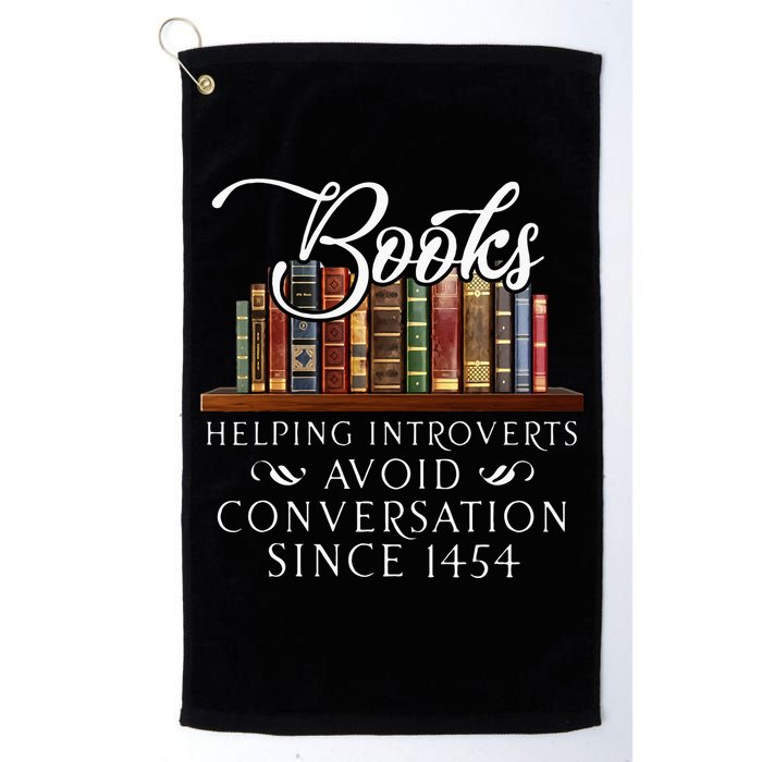 Books Helping Introverts Avoid Conversation Golf Towel