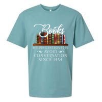 Books Helping Introverts Avoid Conversation Sueded Cloud Jersey T-Shirt