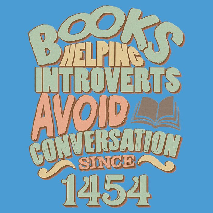Books Helping Introverts Avoid Conversation 1454 Tie Dye Hoodie
