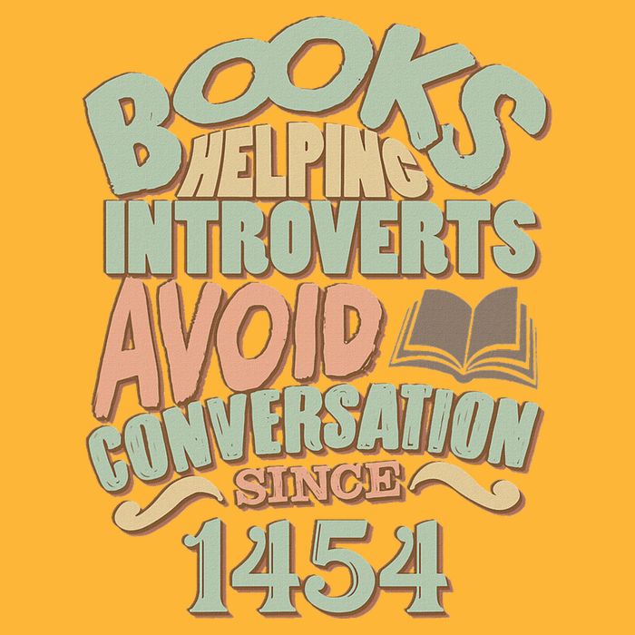 Books Helping Introverts Avoid Conversation 1454 Pom Pom 12in Knit Beanie