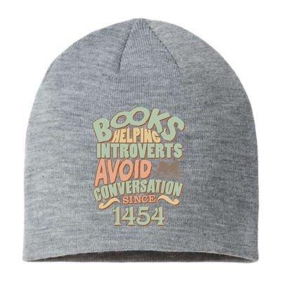 Books Helping Introverts Avoid Conversation 1454 Sustainable Beanie