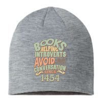 Books Helping Introverts Avoid Conversation 1454 Sustainable Beanie