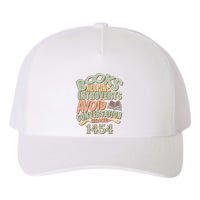 Books Helping Introverts Avoid Conversation 1454 Yupoong Adult 5-Panel Trucker Hat