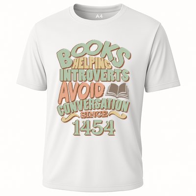 Books Helping Introverts Avoid Conversation 1454 Performance Shirt
