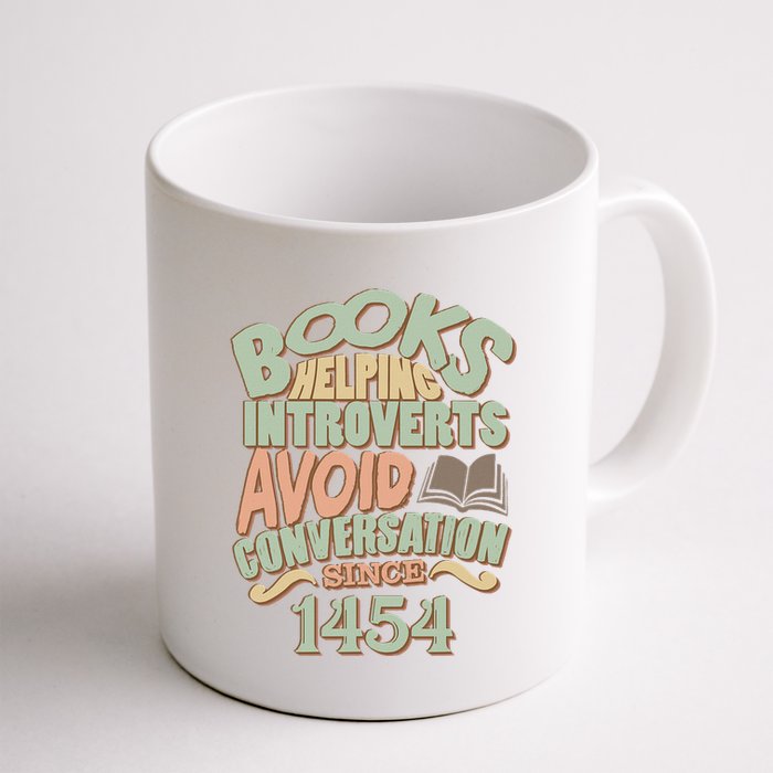 Books Helping Introverts Avoid Conversation 1454 Mug