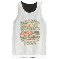 Books Helping Introverts Avoid Conversation 1454 Mesh Reversible Basketball Jersey Tank