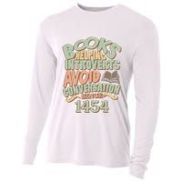 Books Helping Introverts Avoid Conversation 1454 Cooling Performance Long Sleeve Crew