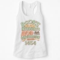 Books Helping Introverts Avoid Conversation 1454 Womens Tank Top