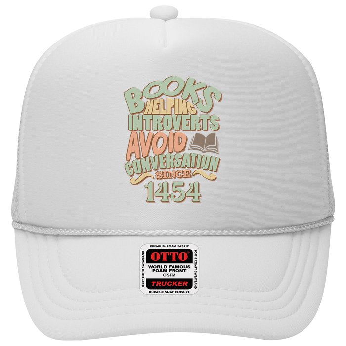 Books Helping Introverts Avoid Conversation 1454 Trucker Hat