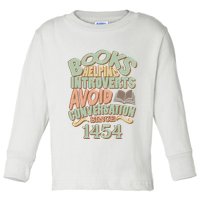 Books Helping Introverts Avoid Conversation 1454 Toddler Long Sleeve Shirt